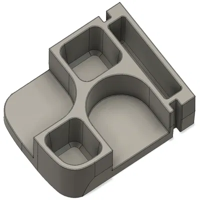 Giá đỡ ly Skoda Kodiaq có hũ tháo rời