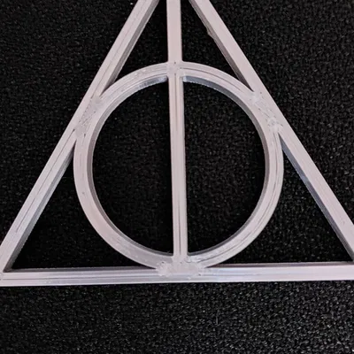 Mặt dây chuyền Harry Potter - Biểu tượng Deathly Hallows