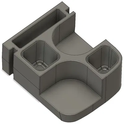 Giá đỡ ly Skoda Kodiaq có hũ tháo rời