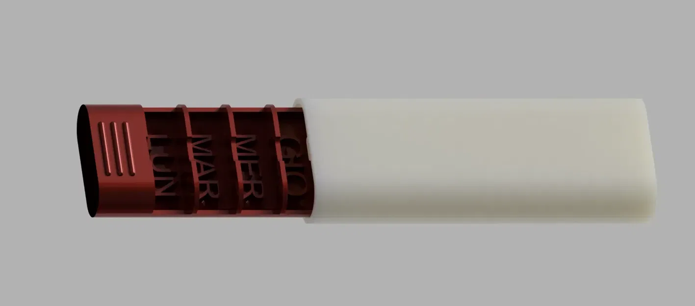 Hộp đựng thuốc nam châm hàng tuần - Image 1