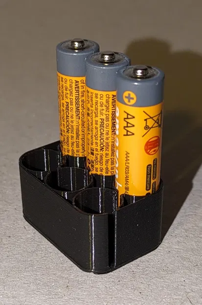 Hộp đựng pin tùy chỉnh cho AAAA, AAA, AA, C, D, 18650, LR44 và nhiều loại khác (Có thể in chế độ Vase) - Image 2