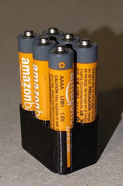 Hộp đựng pin tùy chỉnh cho AAAA, AAA, AA, C, D, 18650, LR44 và nhiều loại khác (Có thể in chế độ Vase) - Image 3