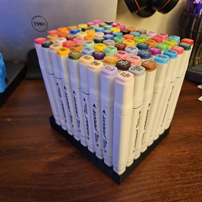 Kệ Đựng 80 Cây Bút Marker Cồn Đôi