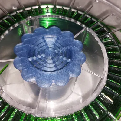 Filament spool dessicant (silica) holder