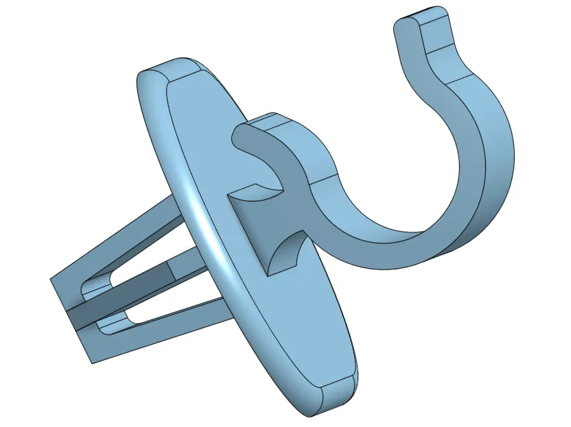 Kẹp Giữ Thanh Cóp Nắp Capo Xe Citroen C4 - Image 1