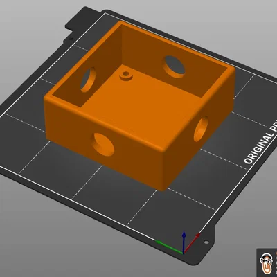 box for cabels on wall