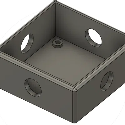 box for cabels on wall