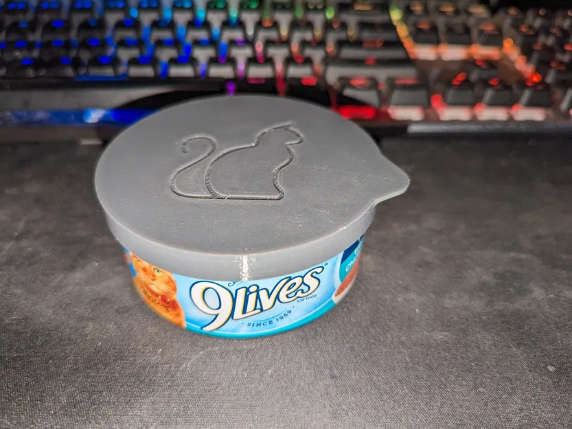 Nắp Hộp Thức Ăn Mèo 5.5oz Sửa Lại - Image 2