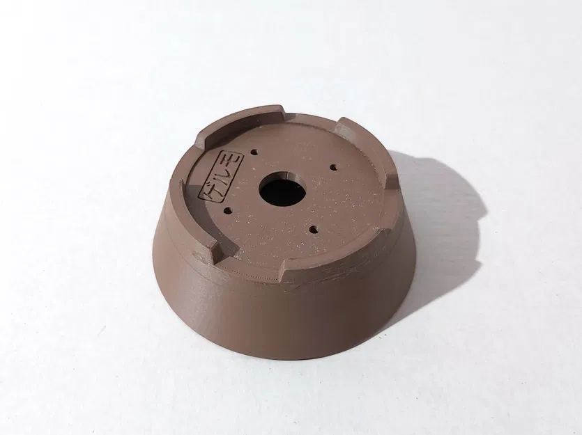 Chậu Bonsai 06 tròn (mame) 120x120x42mm - Image 2