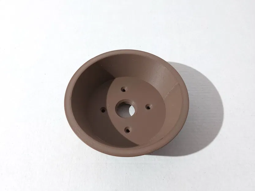 Chậu Bonsai 06 tròn (mame) 120x120x42mm - Image 3