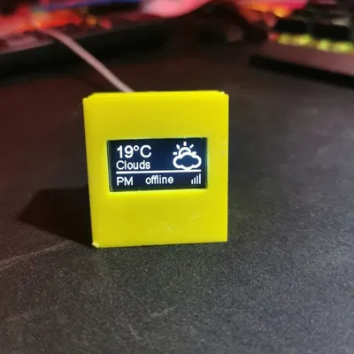 Printer monitor for octoprint ESP01 mini case