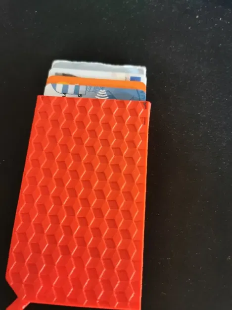 Ví pop-up họa tiết hình học / ví phẳng - Image 3