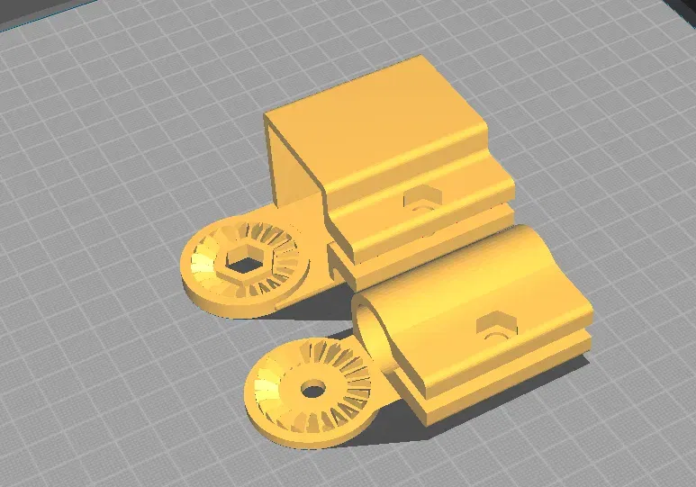 Bộ chuyển đổi khớp nối ống vuông 20x20 mm sang ống tròn 18 mm - Image 3