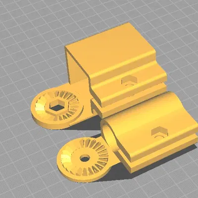 Bộ chuyển đổi khớp nối ống vuông 20x20 mm sang ống tròn 18 mm