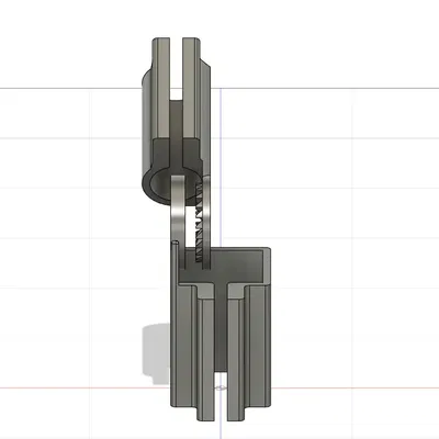 Bộ chuyển đổi khớp nối ống vuông 20x20 mm sang ống tròn 18 mm