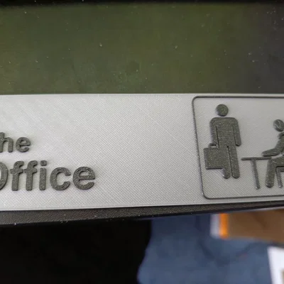 Tấm bảng "The Office"