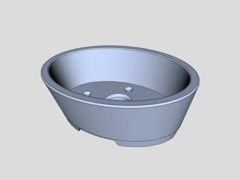 Bonsai pot 08 oval (mame) 120x85x42mm - Image 4