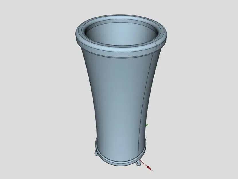 Chậu Bonsai 16 dáng thác đổ, tròn cong 92x92x193mm - Image 5