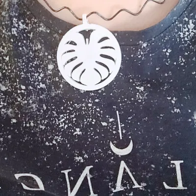 MẶT DÂY CHUYỀN LÁ MONSTERA CỠ LỚN