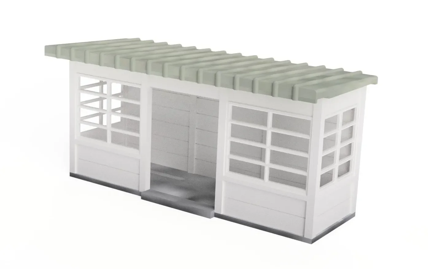 NMBS Abri H0 1:87 - Nhà chờ đường sắt Bỉ 1