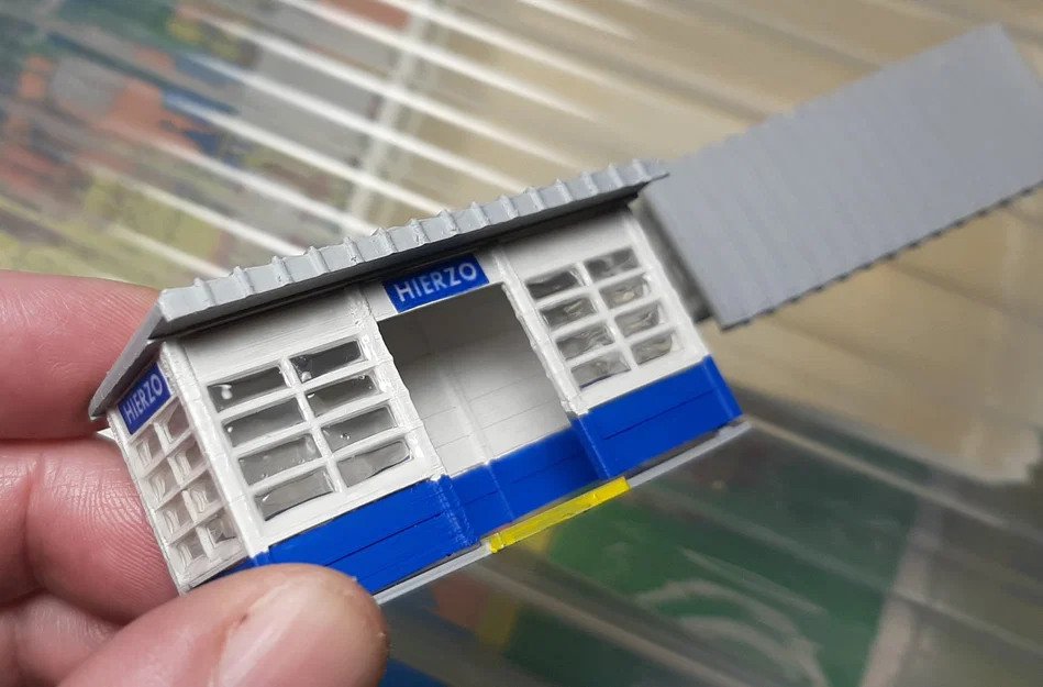 NMBS Abri H0 1:87 - Nhà chờ đường sắt Bỉ - Image 2