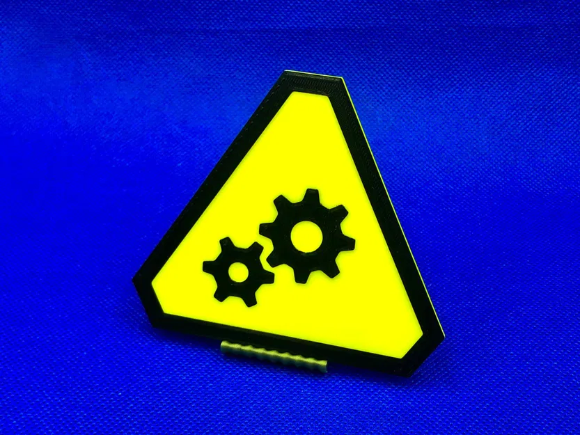 Biển báo Cảnh báo - Bánh răng - Image 1