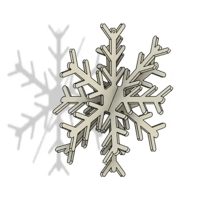 Mô Hình Bông Tuyết Schneefocke / Snowflake