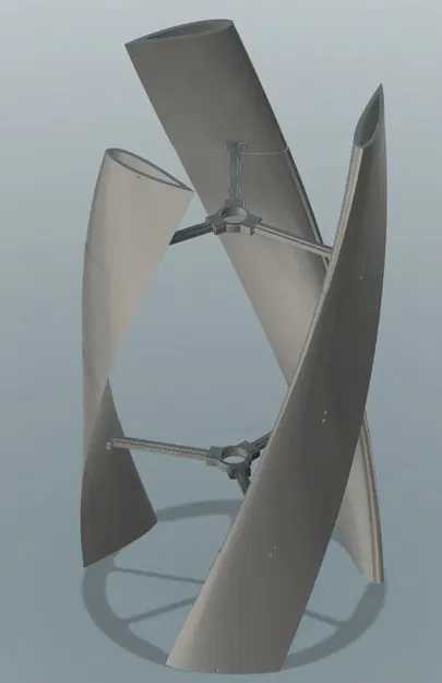 Tua-bin Gió Helical Darrieus Module Khổng Lồ - Image 2