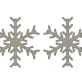 Mô Hình Bông Tuyết Schneefocke / Snowflake - Thumbnail 2