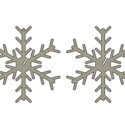 Mô Hình Bông Tuyết Schneefocke / Snowflake