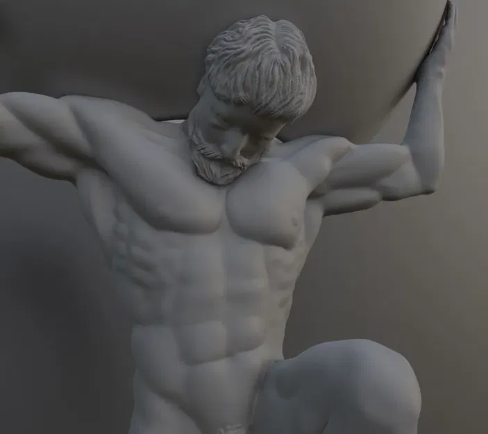 Đèn Atlas V2 - Tượng Thần Atlas Cõng Bầu Trời - Image 3