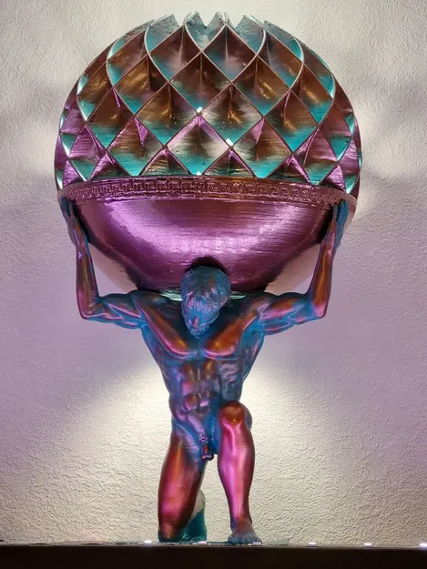 Đèn Atlas V2 - Tượng Thần Atlas Cõng Bầu Trời - Image 4