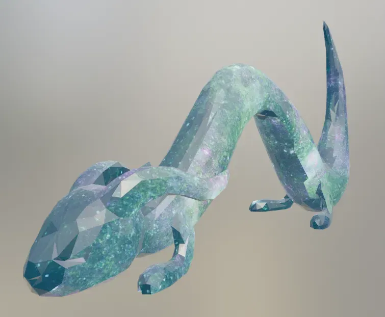 Rồng Mì Lowpoly - Image 1