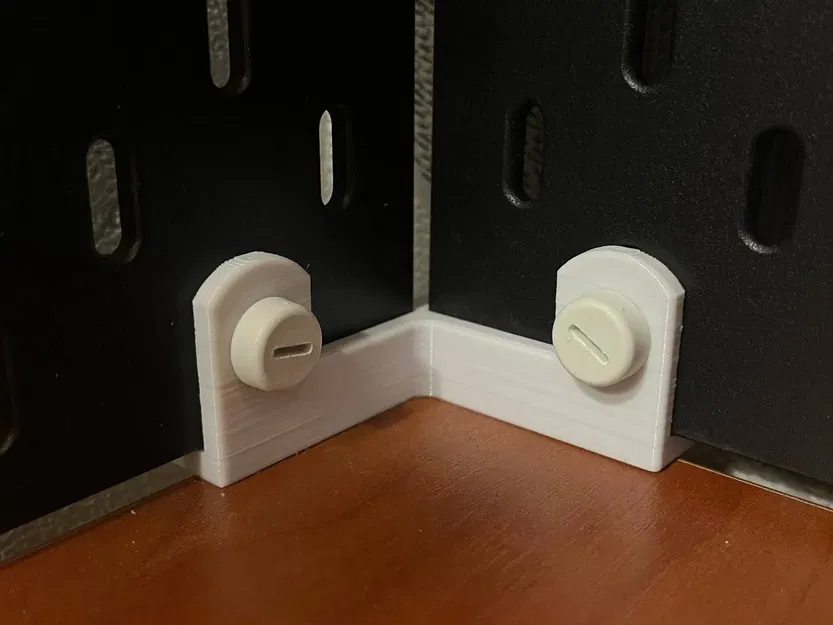 Bộ nối góc chữ L cho bảng treo IKEA Skadis - Image 1