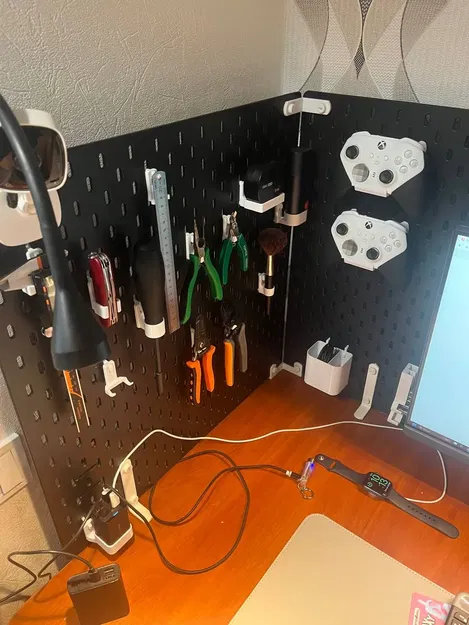 Bộ nối góc chữ L cho bảng treo IKEA Skadis - Image 4