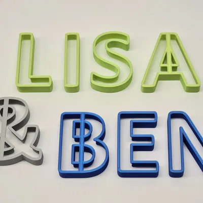 Bộ Khuôn Cắt Bánh Quy Chữ A-Z & Số 0-9