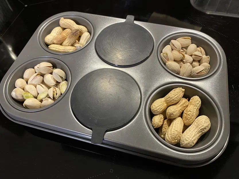 Nắp đậy | Nắp kín khí cho khuôn bánh muffin IKEA HEMMABAK (dùng làm tô đựng hạt nhỏ) - Image 2