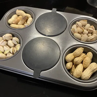 Nắp đậy | Nắp kín khí cho khuôn bánh muffin IKEA HEMMABAK (dùng làm tô đựng hạt nhỏ)