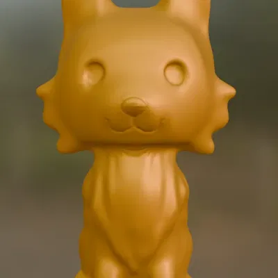 Mô hình Chibi Fox đáng yêu