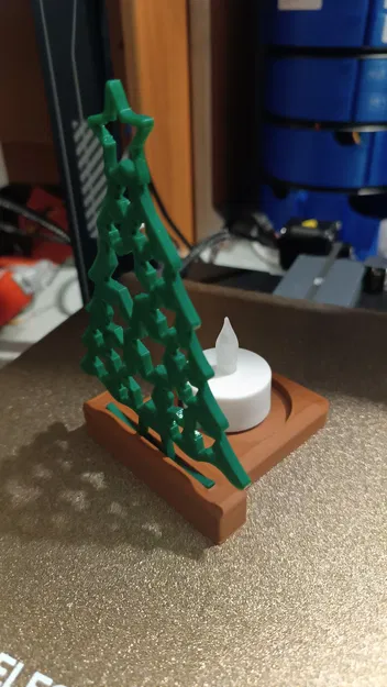 Chân Nến Giáng Sinh Hình Thiên Thần và Cây Thông - Image 2