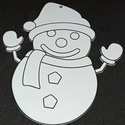 Trang Trí Hình Người Tuyết