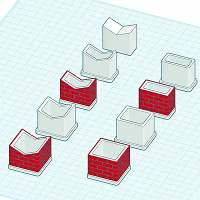 Lincoln Logs Chimneys