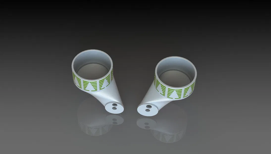 Tea light holder left right wall mount V1.4 - Image 1