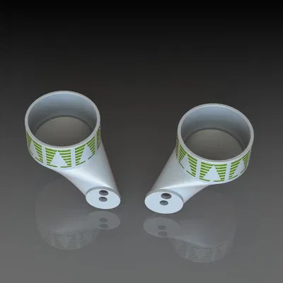 Tea light holder left right wall mount V1.4