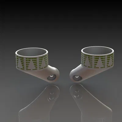 Tea light holder left right wall mount V1.4