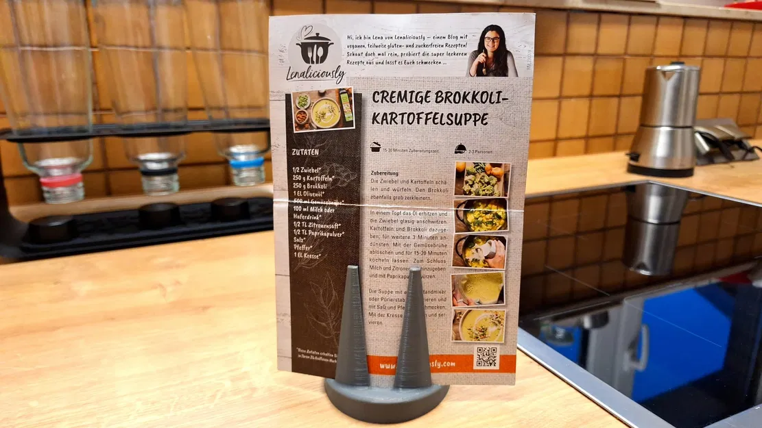 Zettel-Halter, Rezept-Halter/Slip Holder, Recipe holder - Image 1