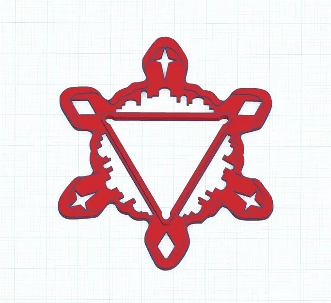 Trang trí Giáng sinh Hình Bông Tuyết Cho Thanh Toblerone - Image 2