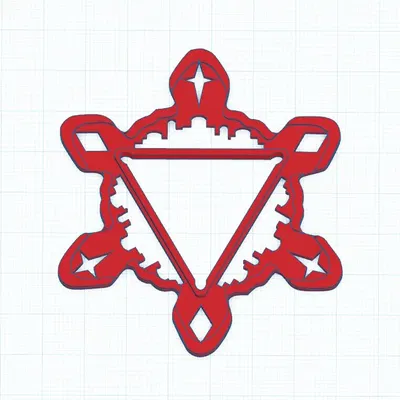 Trang trí Giáng sinh Hình Bông Tuyết Cho Thanh Toblerone