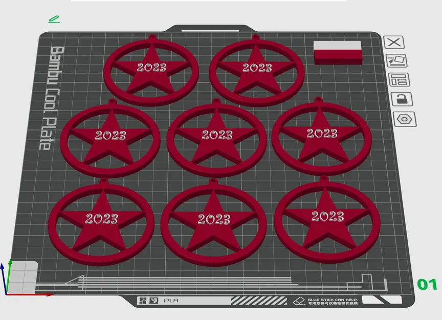 Phụ Kiện Giáng Sinh Hình Ngôi Sao - Image 3