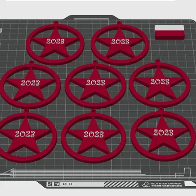 Phụ Kiện Giáng Sinh Hình Ngôi Sao